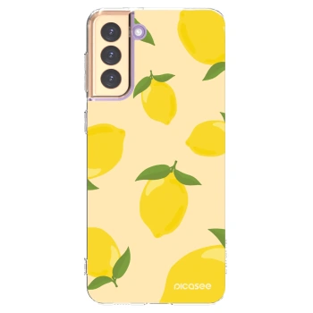 Picasee husă transparentă din silicon pentru Samsung Galaxy S21+ 5G G996F - Limoncella