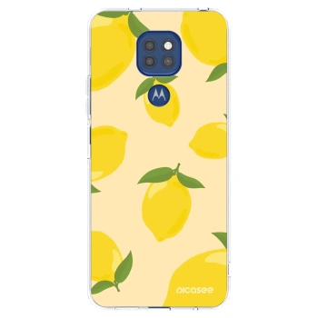 Picasee husă transparentă din silicon pentru Motorola Moto G9 Play - Limoncella