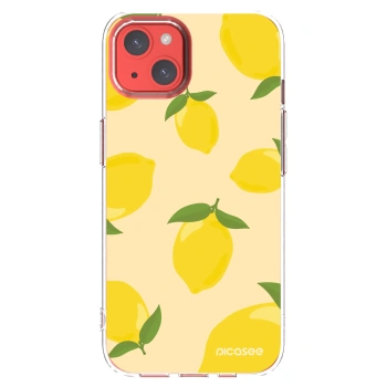 Picasee husă transparentă din silicon pentru Apple iPhone 13 - Limoncella
