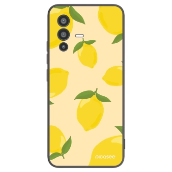 Picasee husă neagră din silicon pentru Vivo V23 5G - Limoncella