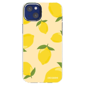 Picasee husă transparentă din silicon pentru Apple iPhone 14 Plus - Limoncella