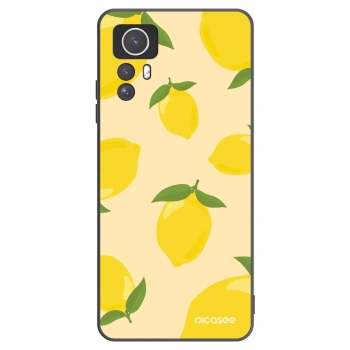 Picasee husă neagră din silicon pentru Xiaomi Redmi Note 12S - Limoncella