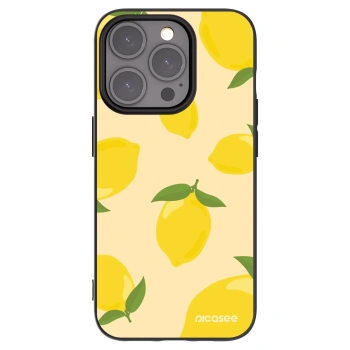 Picasee husă neagră din silicon pentru Apple iPhone 15 Pro - Limoncella