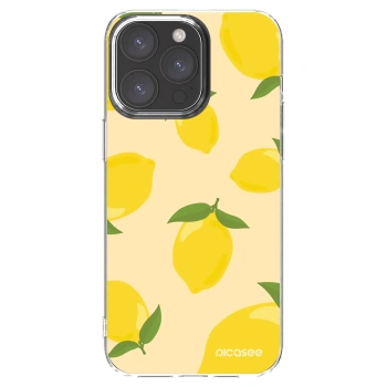 Picasee husă transparentă din silicon pentru Apple iPhone 15 Pro Max - Limoncella