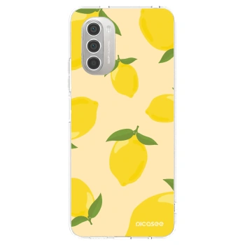Picasee husă transparentă din silicon pentru Motorola Moto G51 - Limoncella