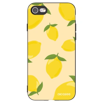 Picasee husă neagră din silicon pentru Apple iPhone 7 - Limoncella