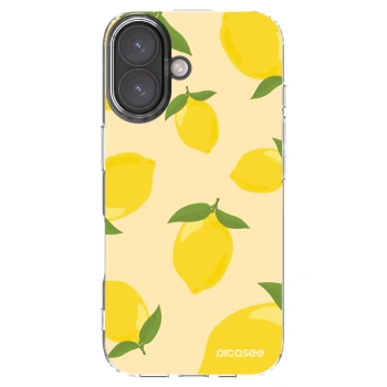 Picasee husă transparentă din silicon pentru Apple iPhone 16 - Limoncella