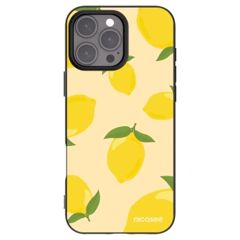 Picasee husă neagră din silicon pentru Apple iPhone 16 Pro Max - Limoncella