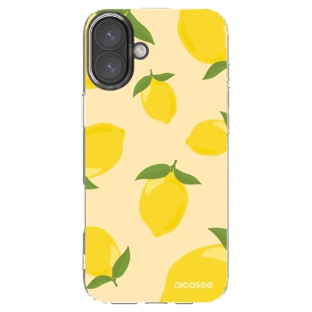 Picasee husă transparentă din silicon pentru Apple iPhone 16 Plus - Limoncella