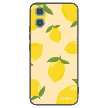 Picasee husă neagră din silicon pentru Motorola Moto G34 5G - Limoncella