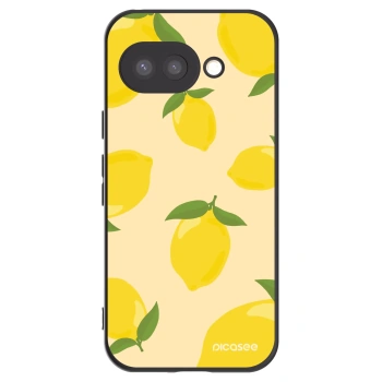 Picasee husă neagră din silicon pentru Google Pixel 9a - Limoncella