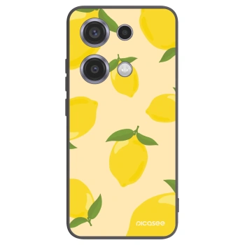 Picasee husă neagră din silicon pentru Xiaomi Redmi Note 14S - Limoncella