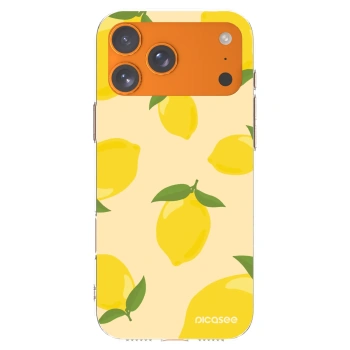 Picasee husă transparentă din silicon pentru Apple iPhone 17 Pro Max - Limoncella