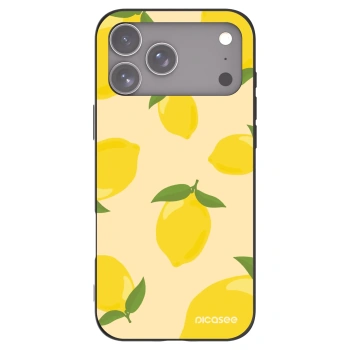 Picasee husă neagră din silicon pentru Apple iPhone 17 Pro Max - Limoncella