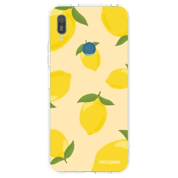 Picasee husă transparentă din silicon pentru Huawei Y6 2019 - Limoncella