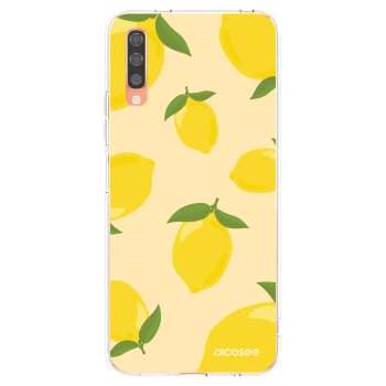 Picasee husă transparentă din silicon pentru Samsung Galaxy A70 A705F - Limoncella
