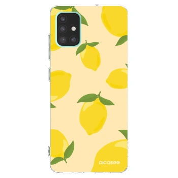 Picasee husă transparentă din silicon pentru Samsung Galaxy A51 A515F - Limoncella