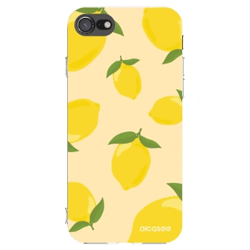Picasee husă transparentă din silicon pentru Apple iPhone SE 2020 - Limoncella