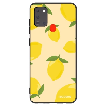 Picasee husă neagră din silicon pentru Samsung Galaxy A21s - Limoncella