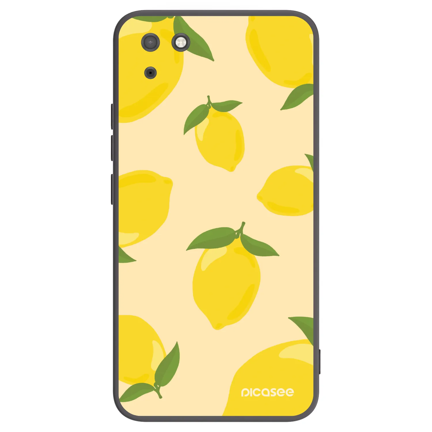 Picasee husă neagră din silicon pentru Huawei Y5P - Limoncella