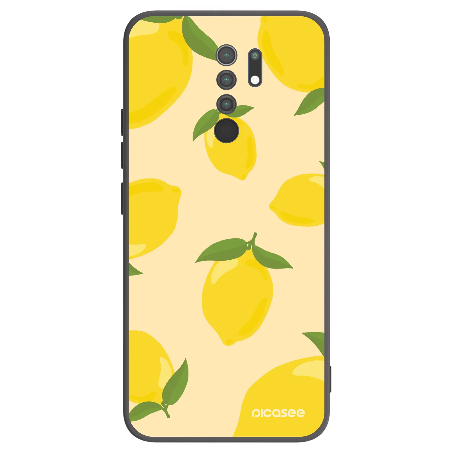 Picasee husă neagră din silicon pentru Xiaomi Redmi 9 - Limoncella
