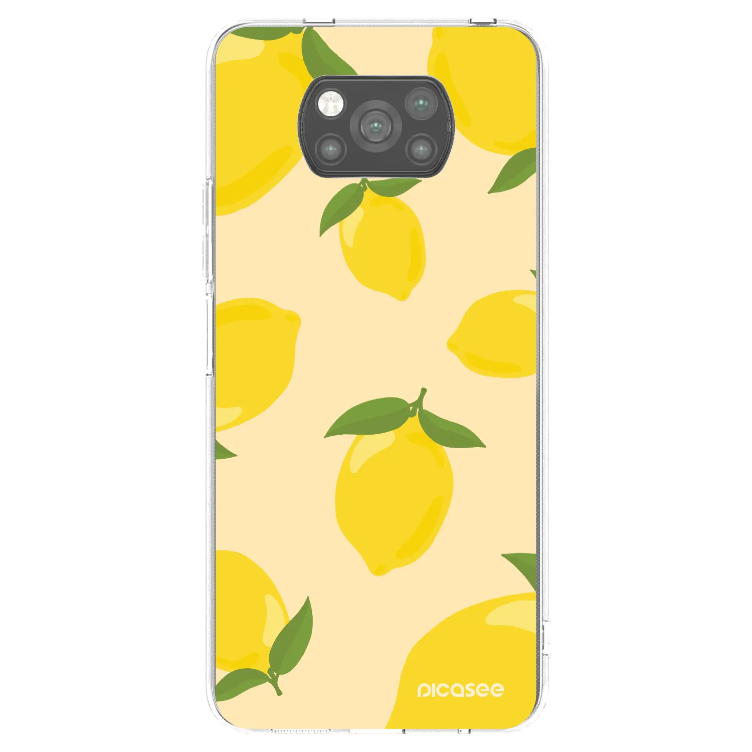 Picasee husă neagră din silicon pentru Xiaomi Poco X3 - Limoncella