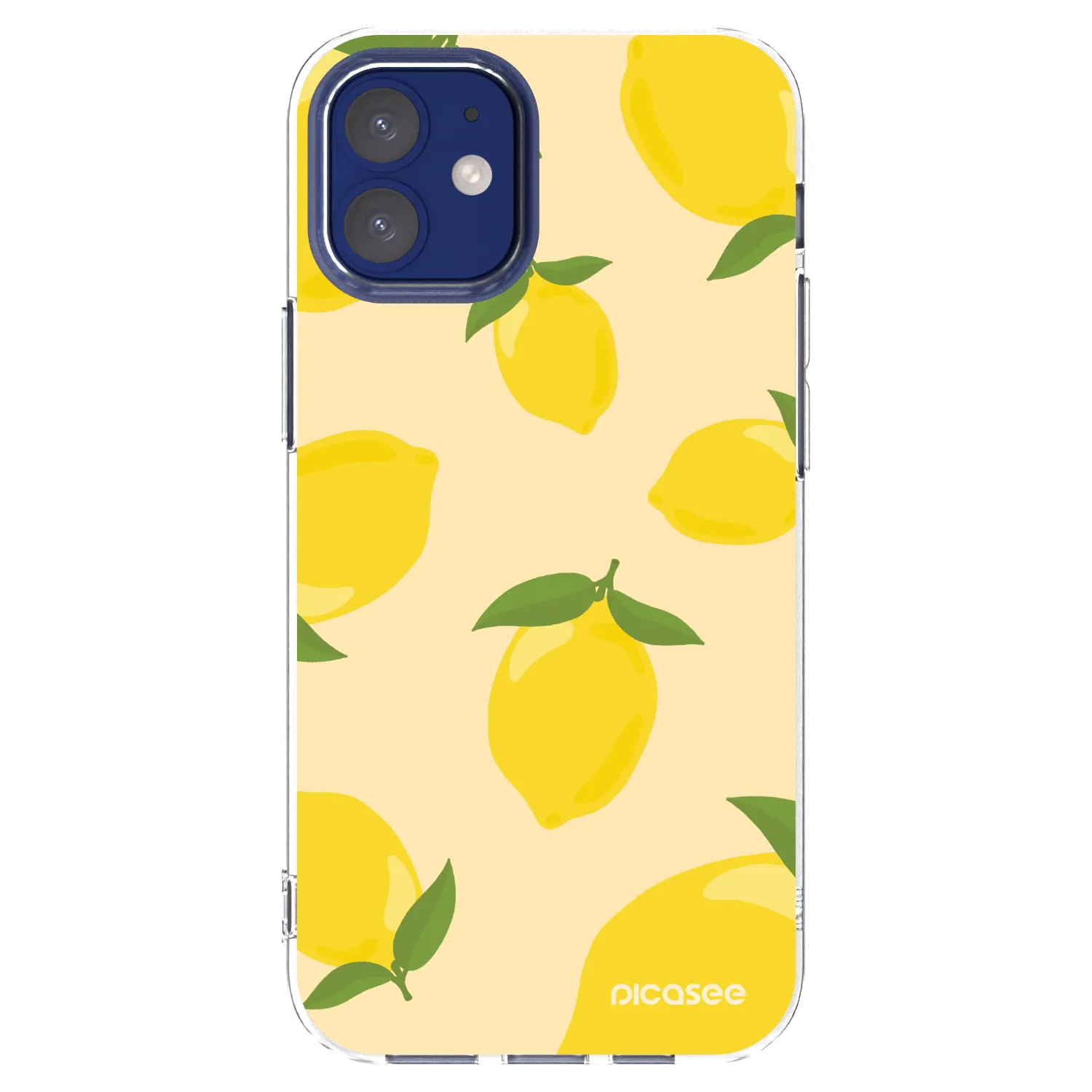 Picasee husă transparentă din silicon pentru Apple iPhone 12 mini - Limoncella