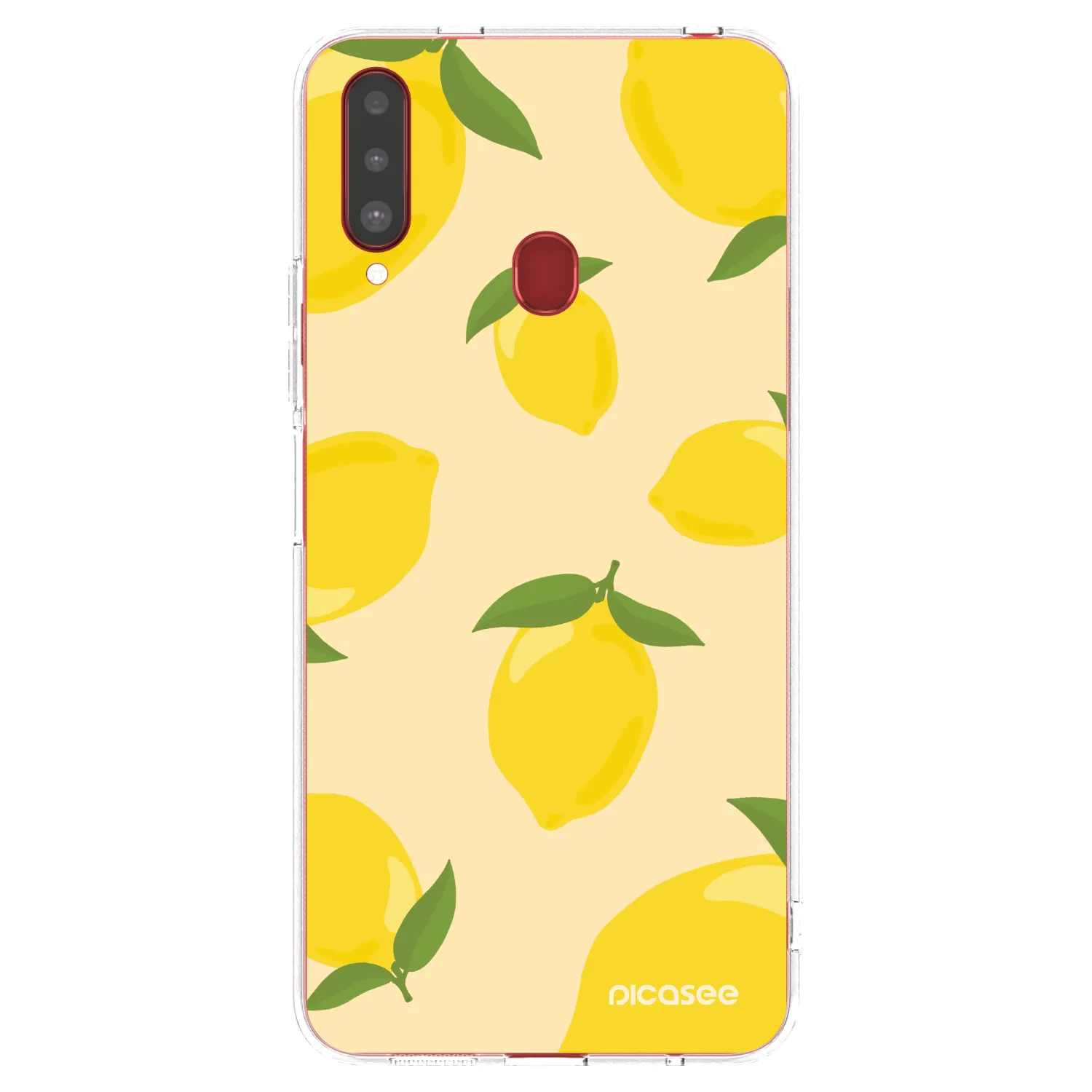 Picasee husă transparentă din silicon pentru Samsung Galaxy A20s - Limoncella