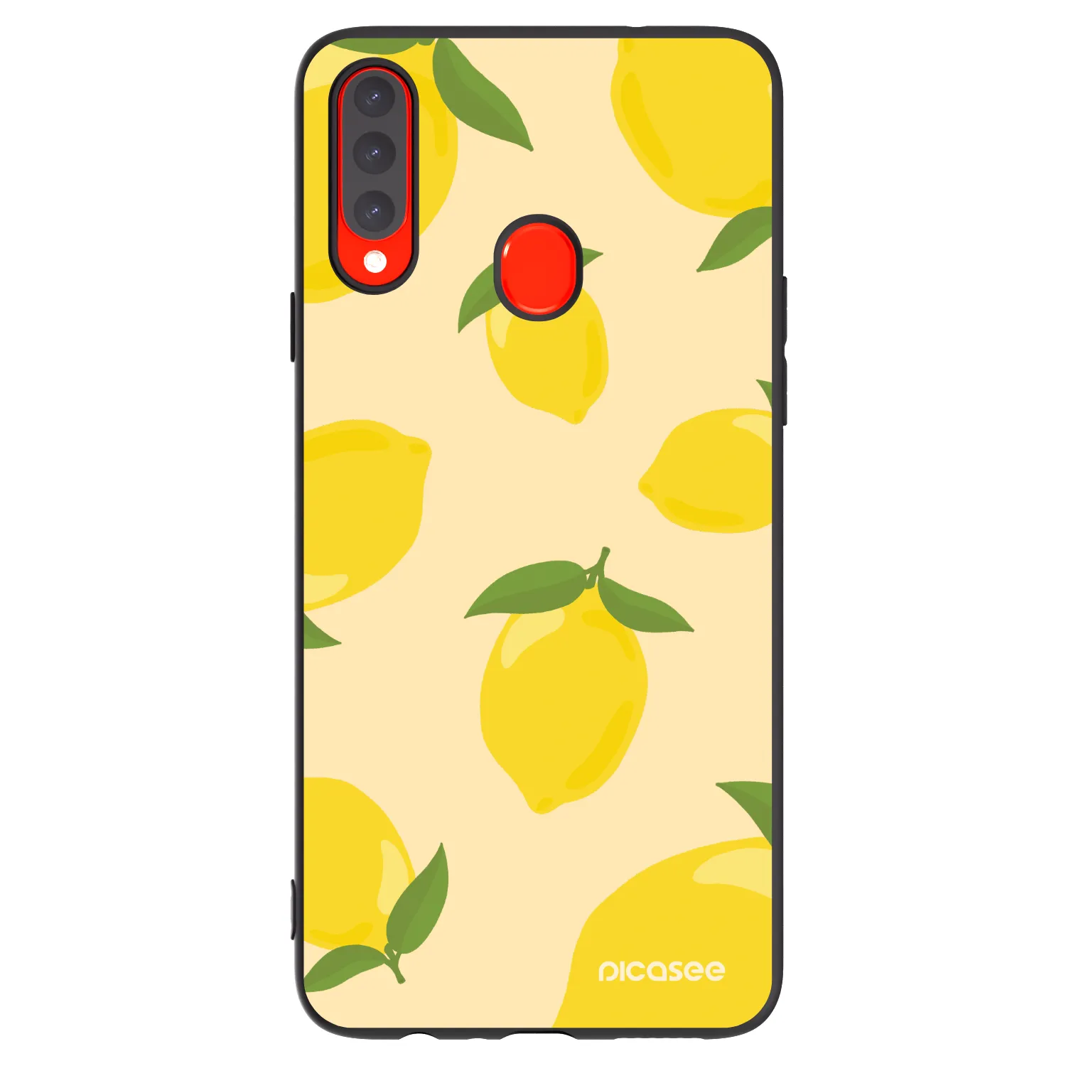 Picasee husă neagră din silicon pentru Samsung Galaxy A20s - Limoncella