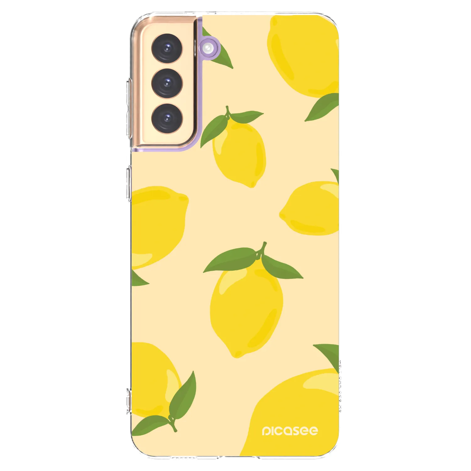 Picasee husă transparentă din silicon pentru Samsung Galaxy S21+ 5G G996F - Limoncella
