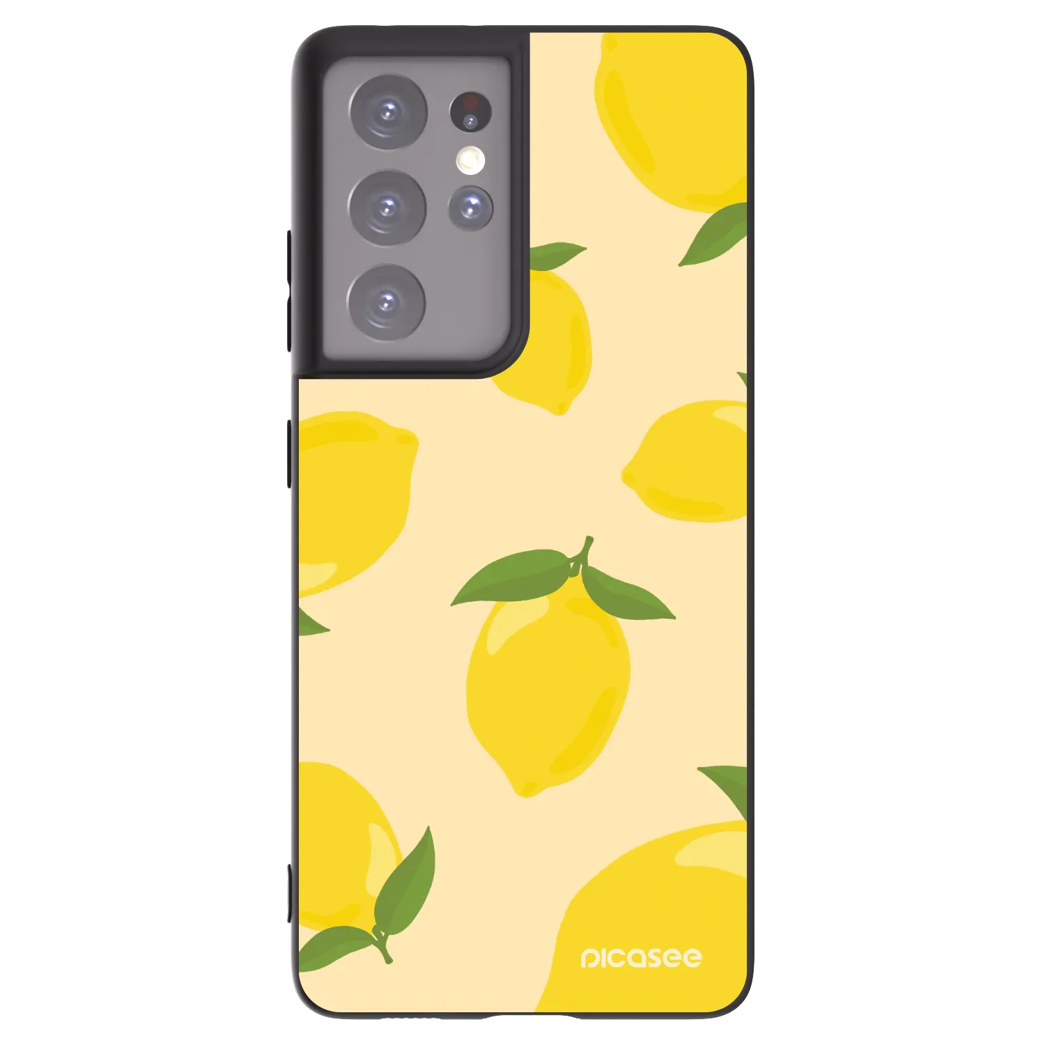 Picasee husă neagră din silicon pentru Samsung Galaxy S21 Ultra 5G G998B - Limoncella