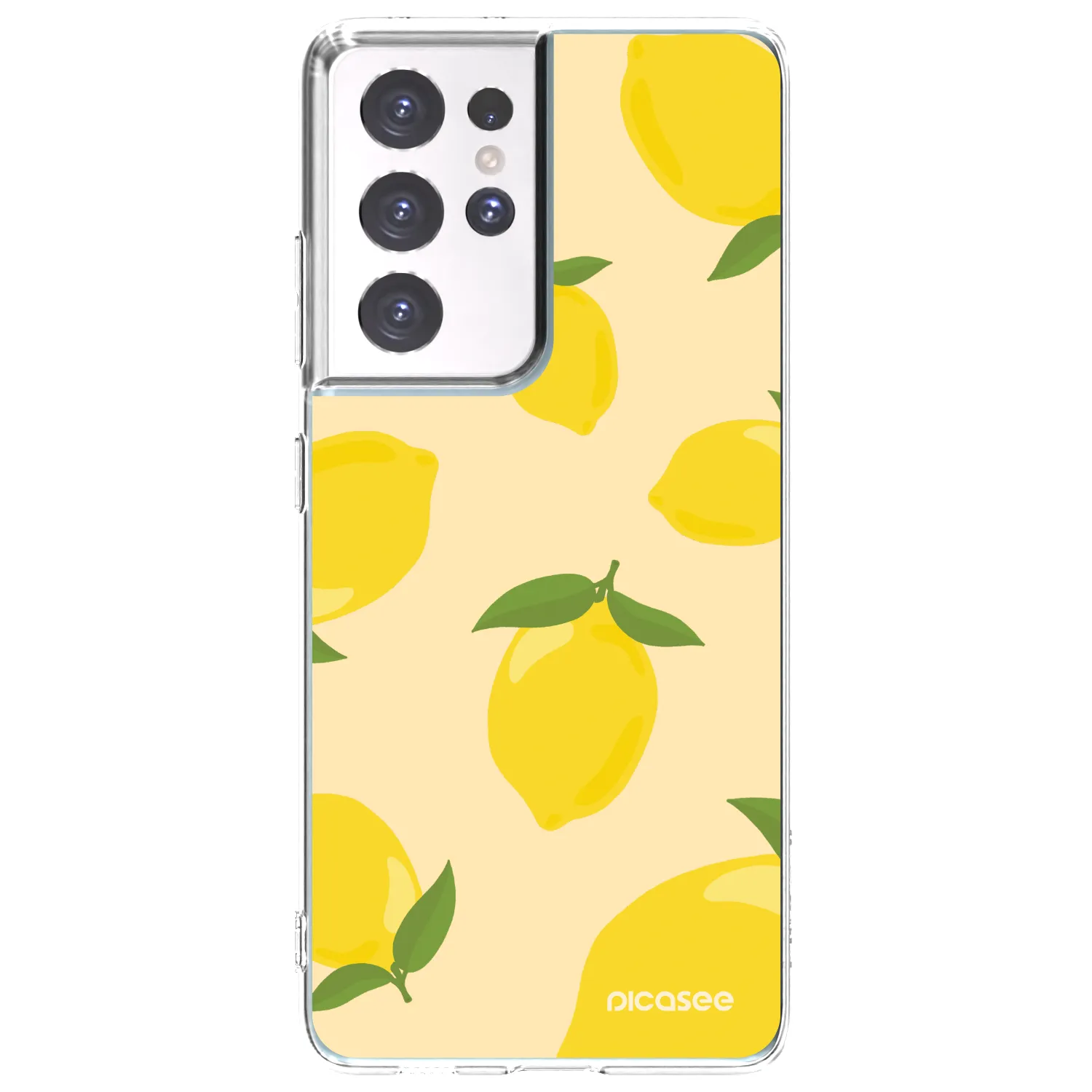 Picasee husă transparentă din silicon pentru Samsung Galaxy S21 Ultra 5G G998B - Limoncella