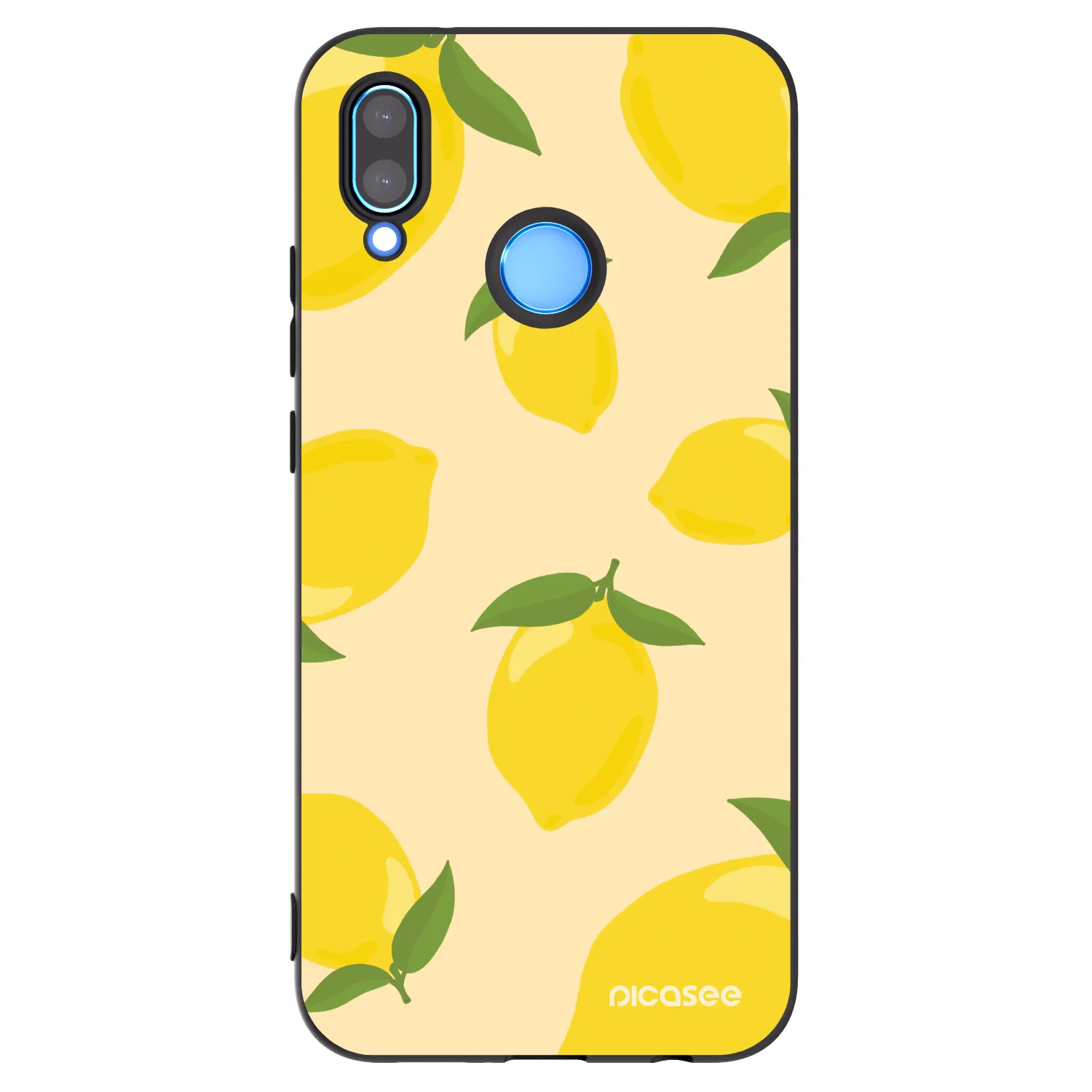 Picasee husă neagră din silicon pentru Huawei P20 Lite - Limoncella