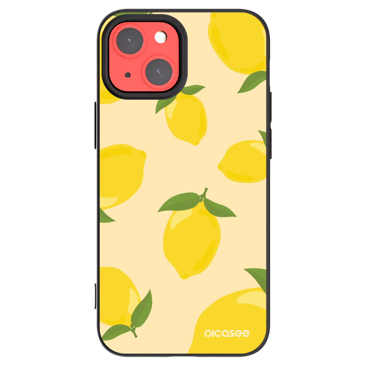 Picasee husă neagră din silicon pentru Apple iPhone 13 mini - Limoncella