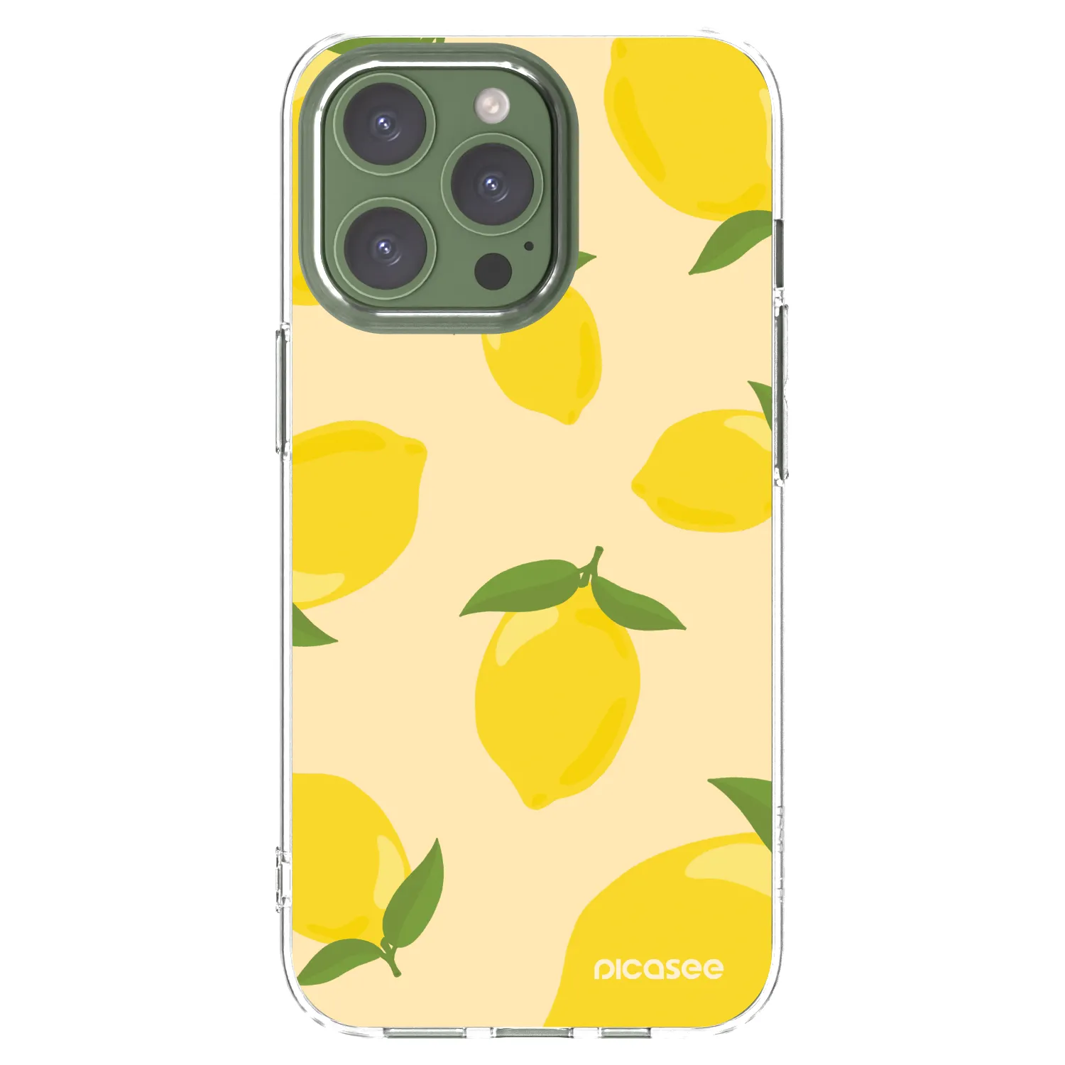 Picasee husă transparentă din silicon pentru Apple iPhone 13 Pro - Limoncella