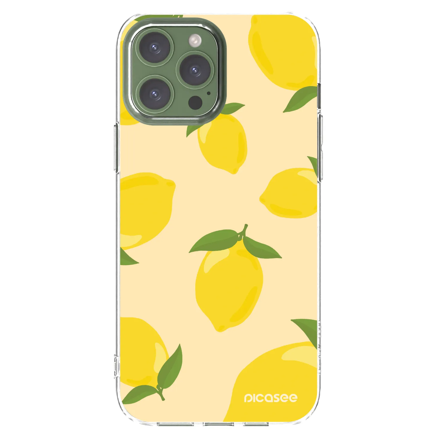 Picasee husă transparentă din silicon pentru Apple iPhone 13 Pro Max - Limoncella