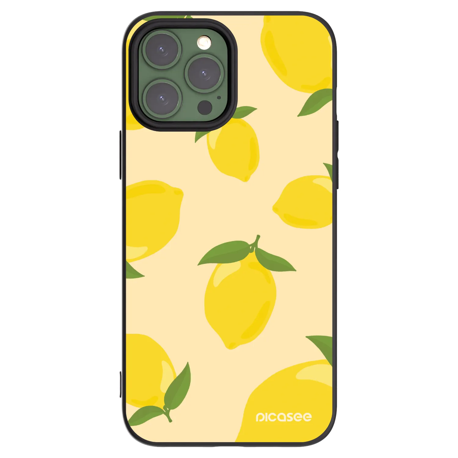 Picasee husă neagră din silicon pentru Apple iPhone 13 Pro Max - Limoncella