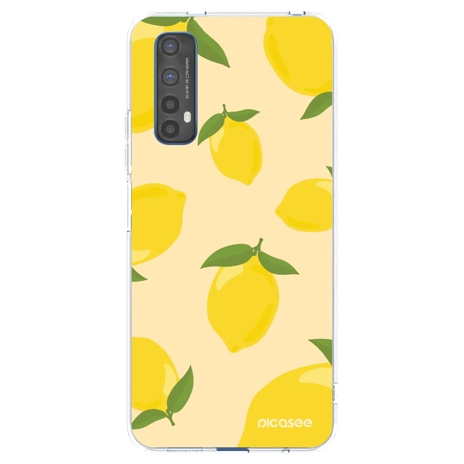 Picasee husă transparentă din silicon pentru Realme 7 - Limoncella