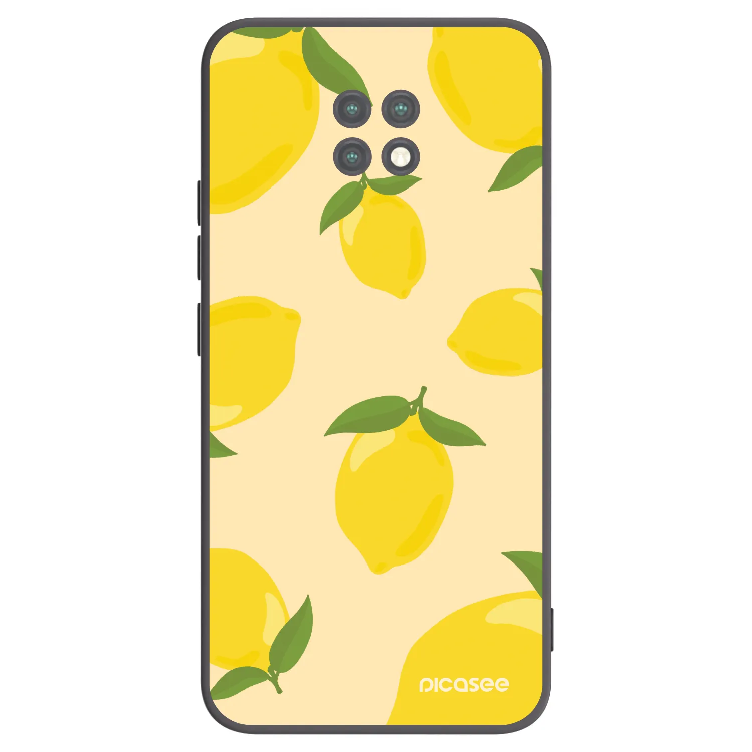 Picasee husă neagră din silicon pentru Xiaomi Redmi Note 9T - Limoncella