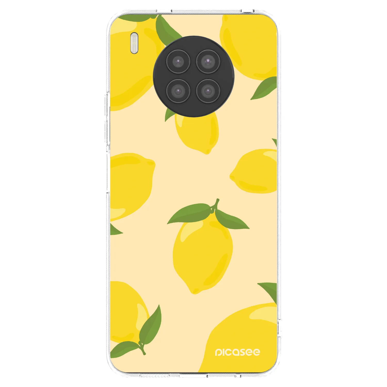 Picasee husă transparentă din silicon pentru Huawei Nova 8i - Limoncella