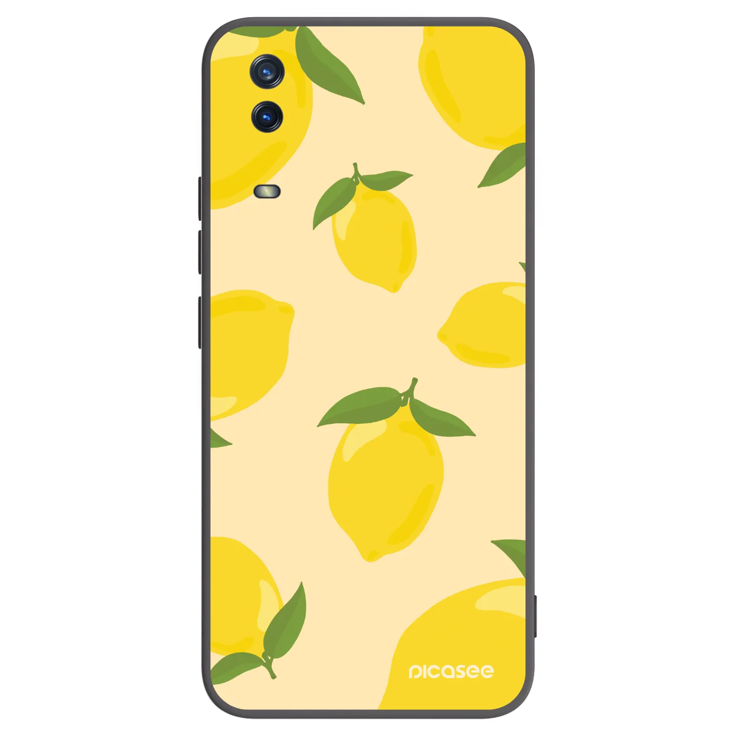 Picasee husă neagră din silicon pentru Vivo Y11s - Limoncella