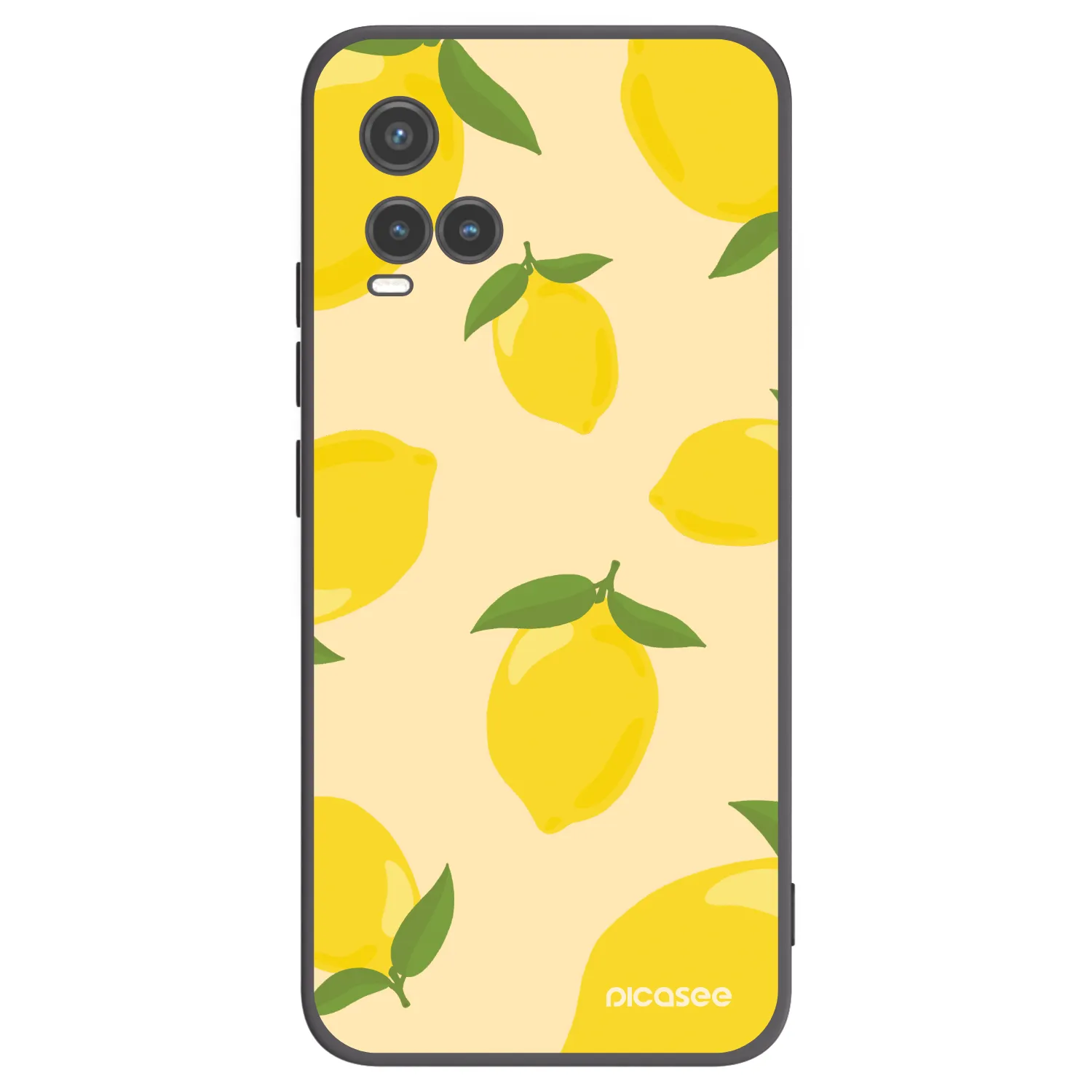 Picasee husă neagră din silicon pentru Vivo Y33s - Limoncella