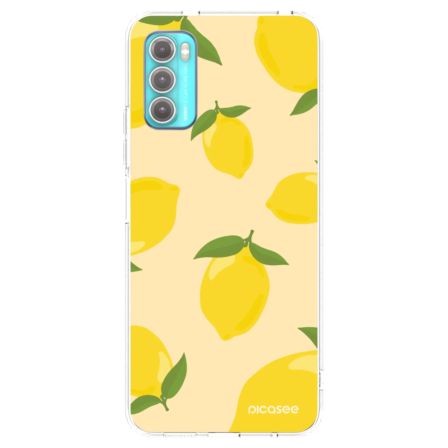 Picasee husă transparentă din silicon pentru Motorola Moto G60 - Limoncella