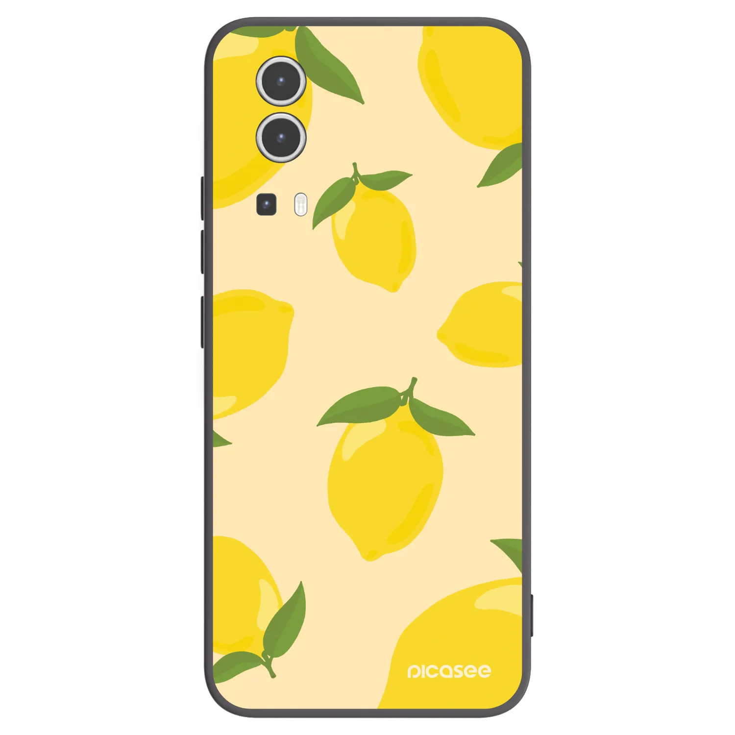 Picasee husă neagră din silicon pentru Vivo Y72 5G - Limoncella