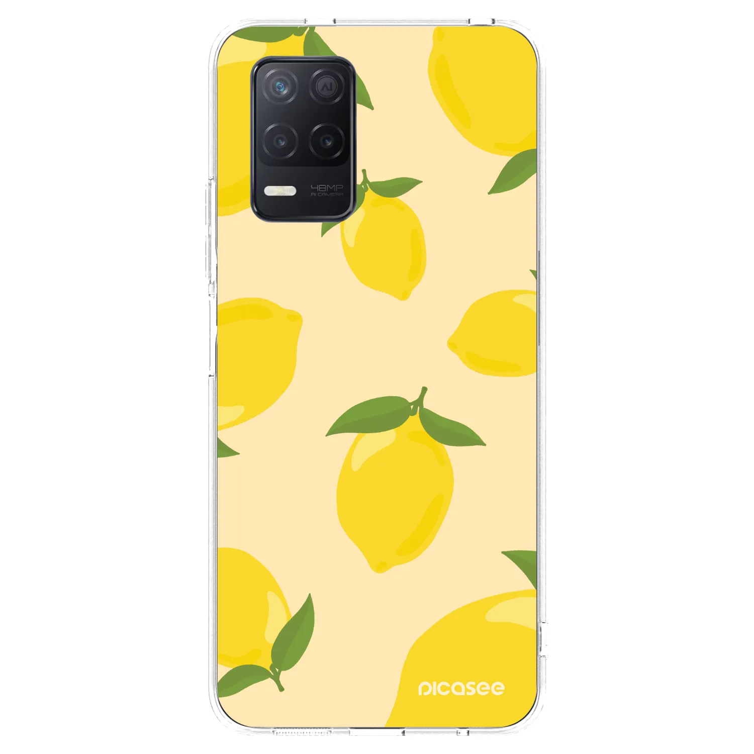 Picasee husă transparentă din silicon pentru Realme 8 5G - Limoncella