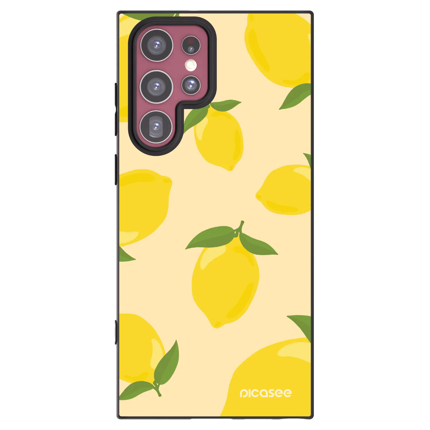Picasee husă neagră din silicon pentru Samsung Galaxy S22 Ultra 5G - Limoncella