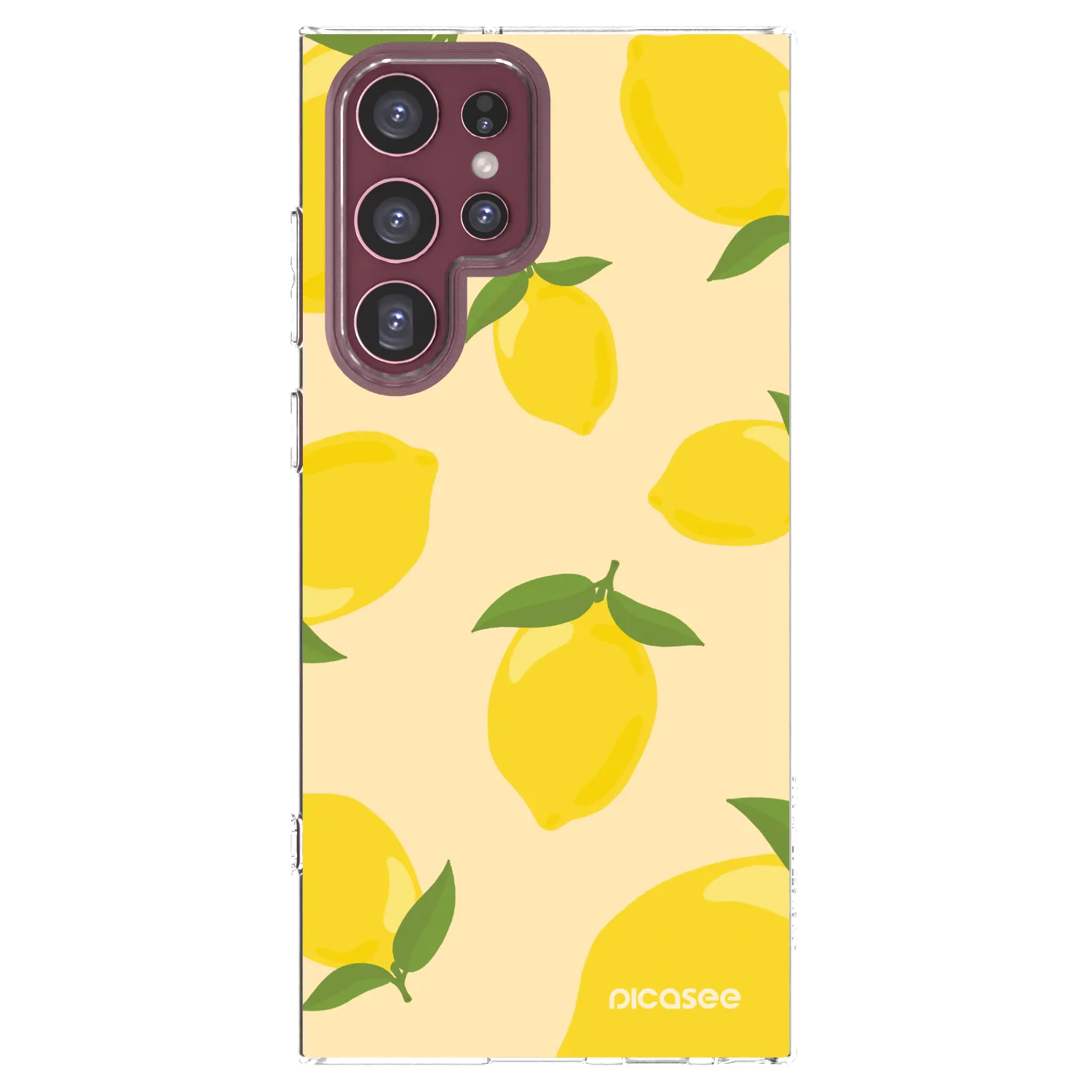 Picasee husă transparentă din silicon pentru Samsung Galaxy S22 Ultra 5G - Limoncella