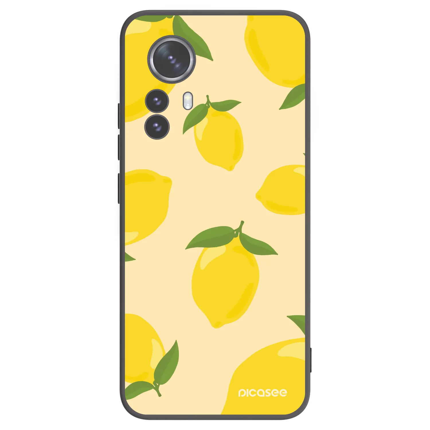 Picasee husă neagră din silicon pentru Xiaomi 12 Pro - Limoncella