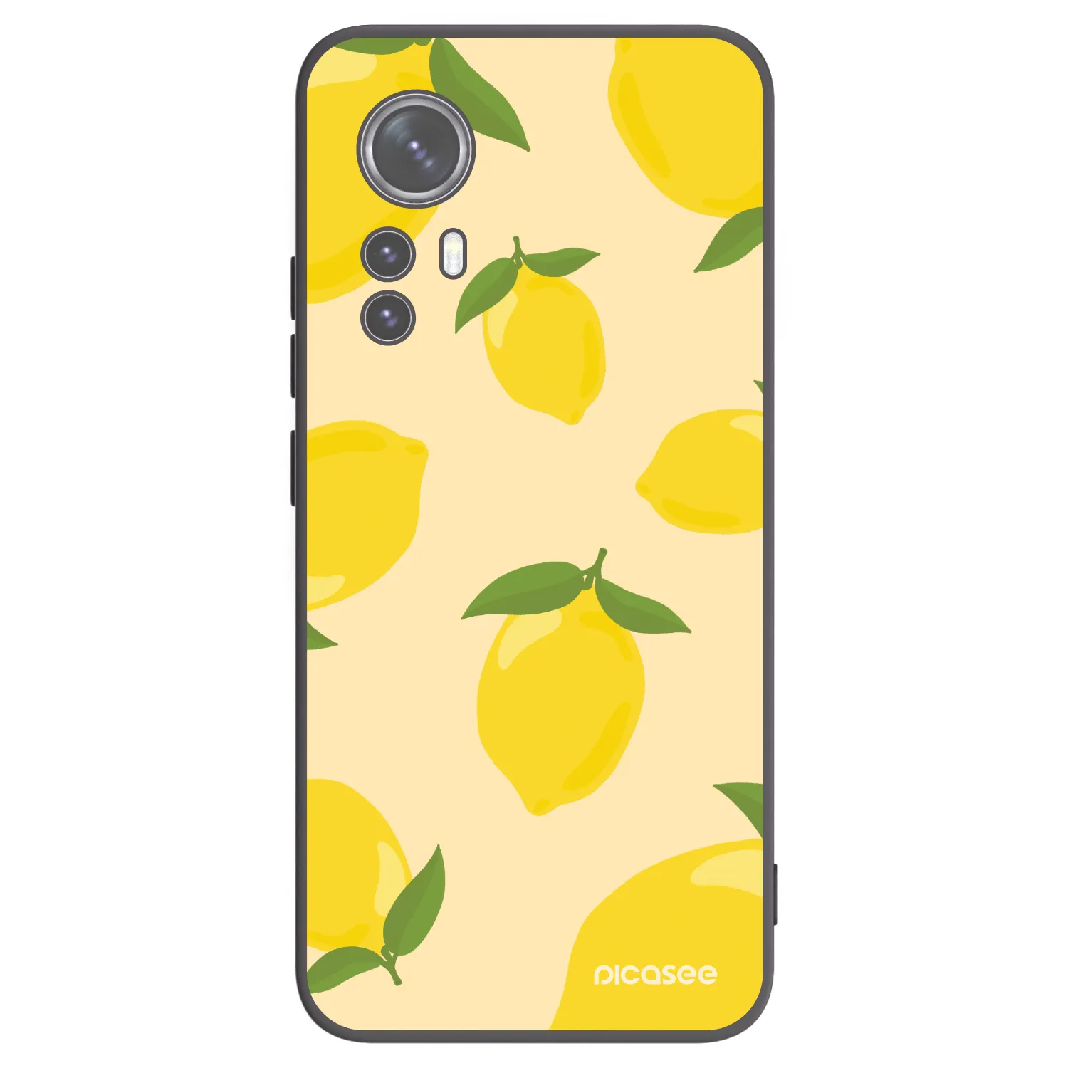 Picasee husă neagră din silicon pentru Xiaomi 12X - Limoncella