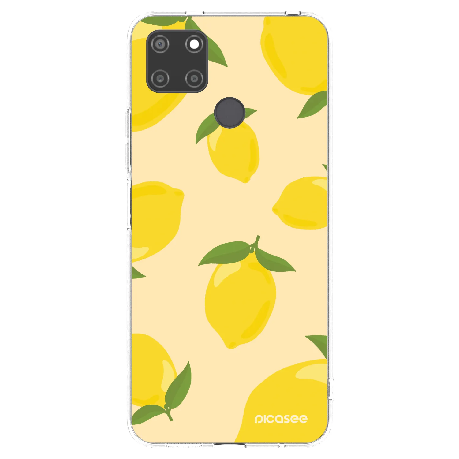 Picasee husă transparentă din silicon pentru Realme C21Y - Limoncella